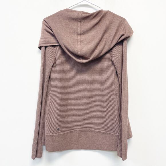 Lululemon Women's Sundown Wrap Heathered Spanish Oak Brown Cardigan Size 2 - Picture 4 of 5